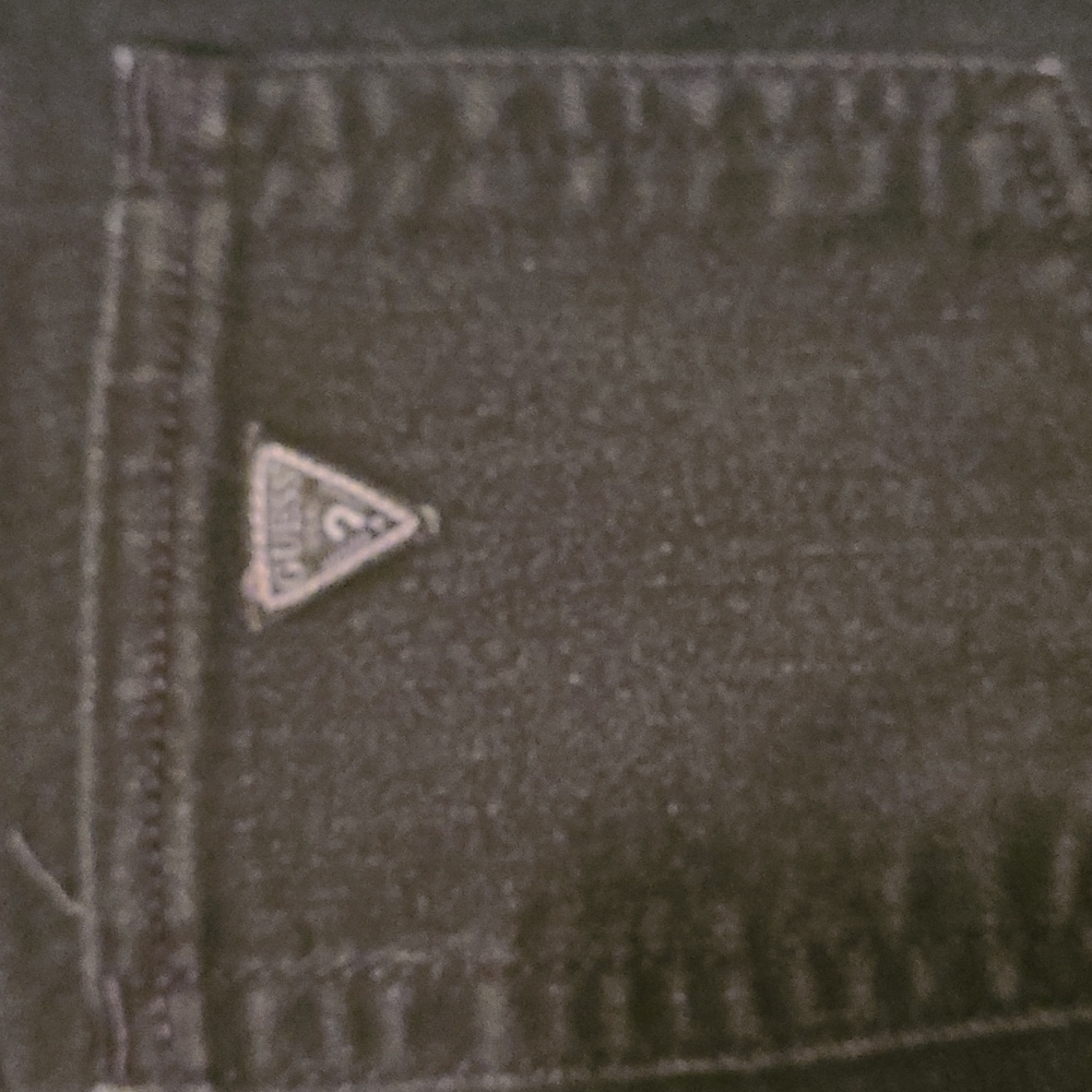 Guess jeans, black, size 28, mid rise, stretch, skinny